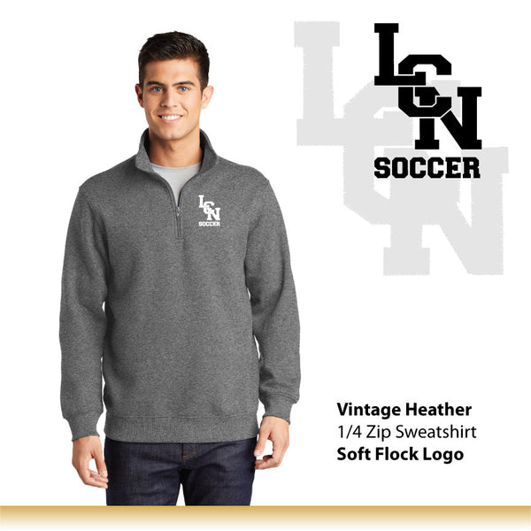 LCN Girls Soccer / Quarter Zip Sweatshirt / ST253