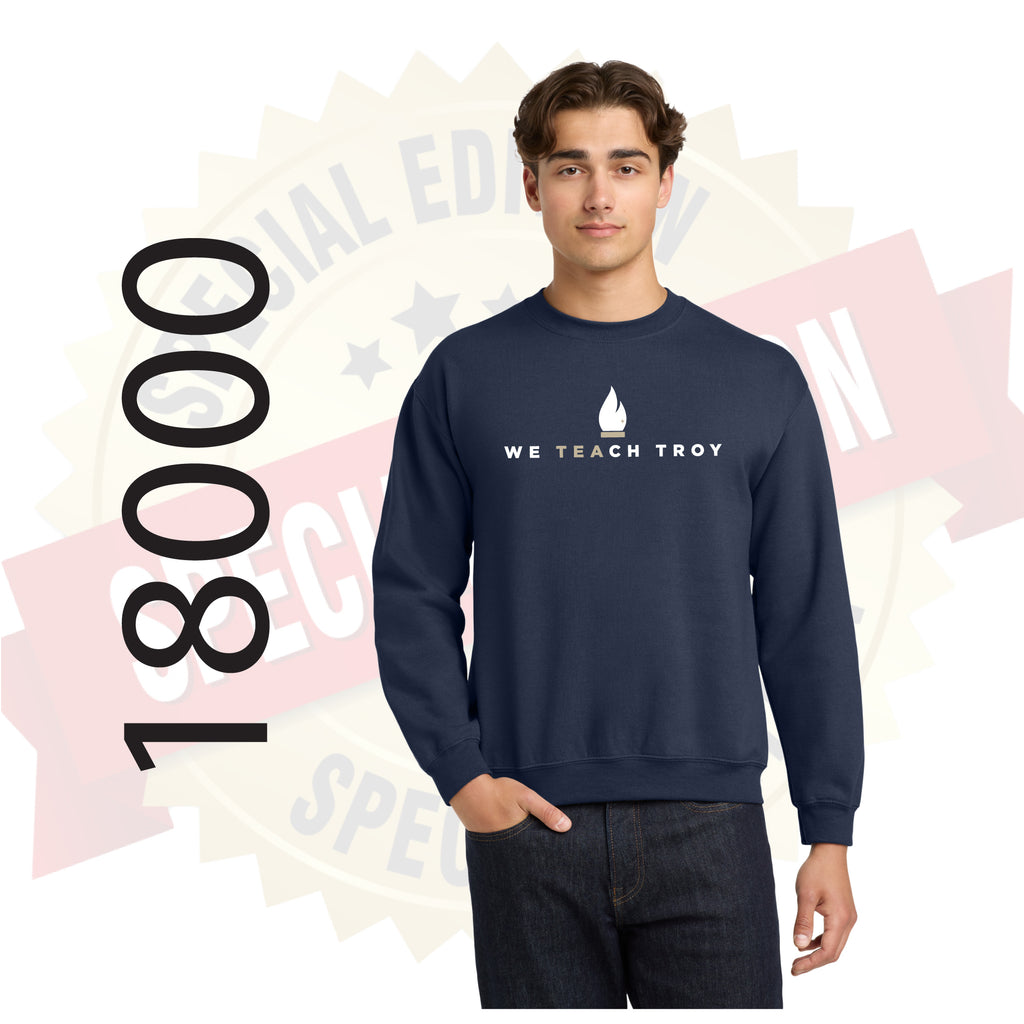 Troy Education Assoc. SPECIAL EDITION Crewneck Sweatshirt 18000 / Navy