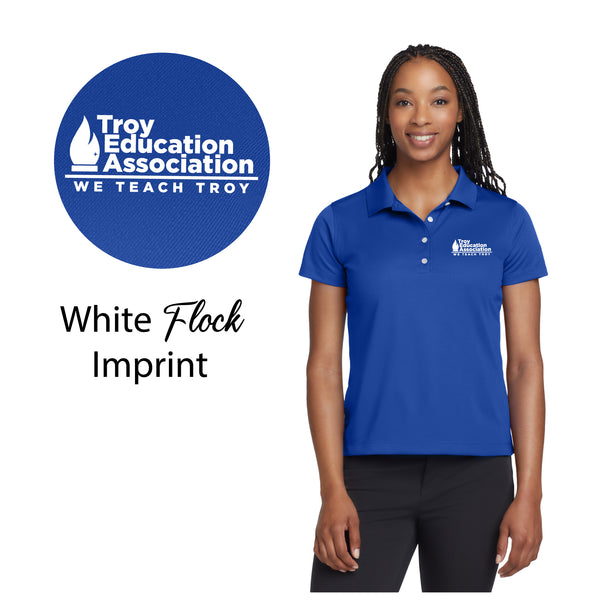 Troy Education Assoc. Nike Women's Tech Basic Dri-FIT Polo 203697 / Varsity Royal