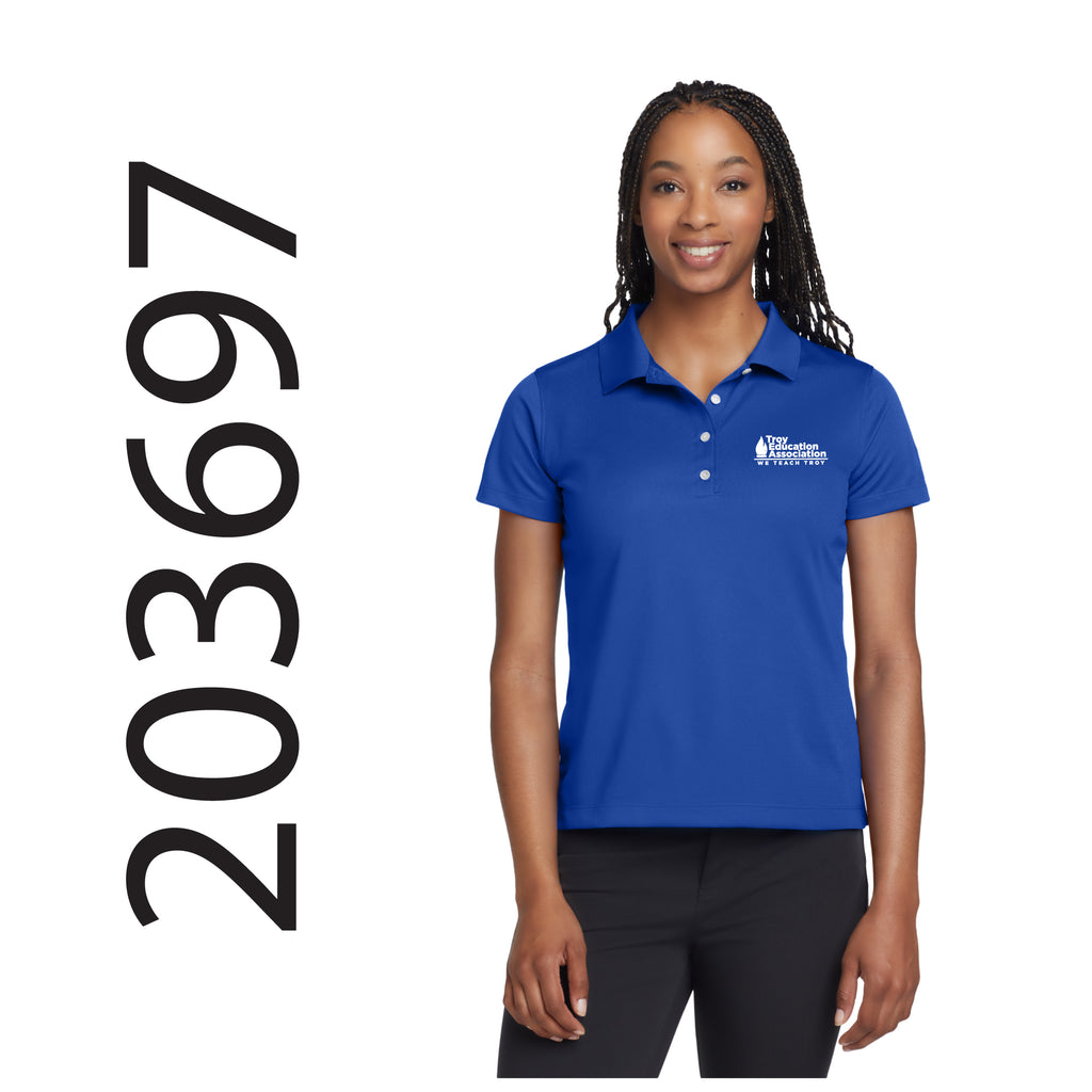Troy Education Assoc. Nike Women's Tech Basic Dri-FIT Polo 203697 / Varsity Royal