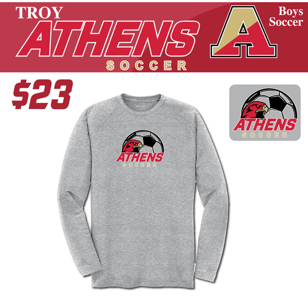 Troy Athens Boys Soccer Fall Sport-Tek Long Sleeve Performance Crew