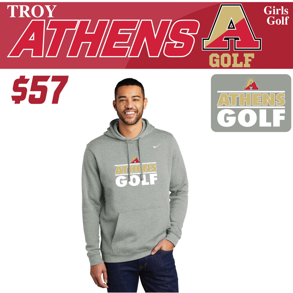 Troy Athens Girls Golf Fall 2023 Nike Club Fleece Pullover Hoodie