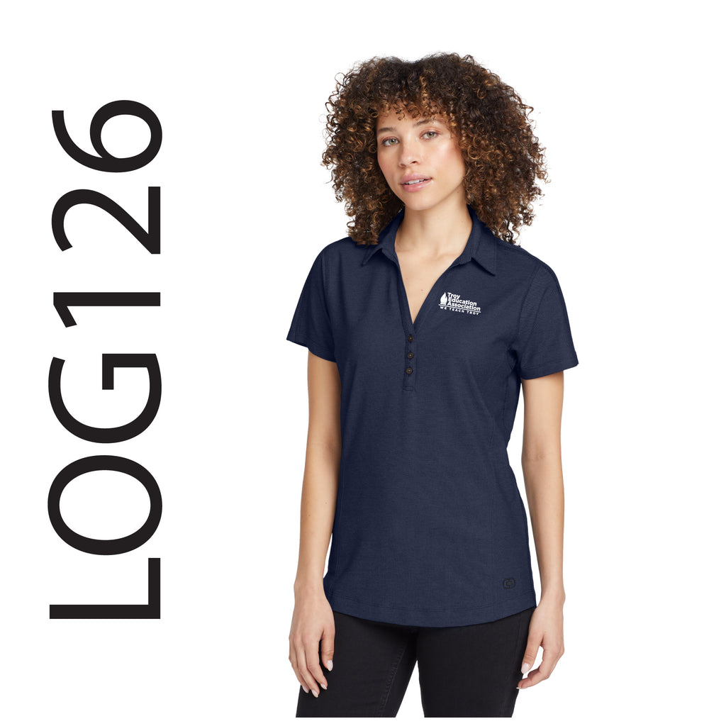 Troy Education Assoc. OGIO® Women's Onyx Polo LOG126 / Navy