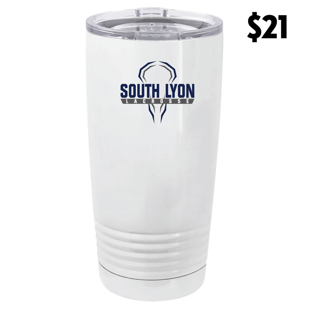 South Lyon 20oz White Tumbler