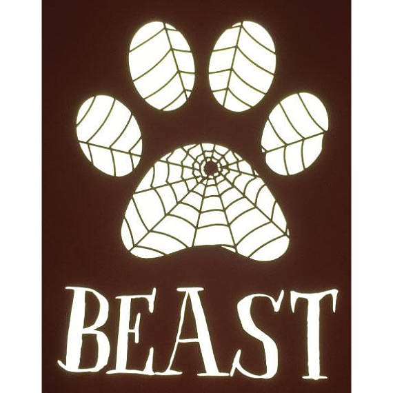 Reflective Custom Halloween Spider Web Dog Bandana