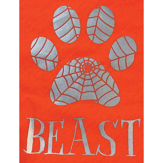 Reflective Custom Halloween Spider Web Dog Bandana