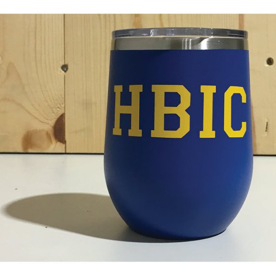 HBIC 12oz. Vacuum Insulated Stemless Wine Tumbler