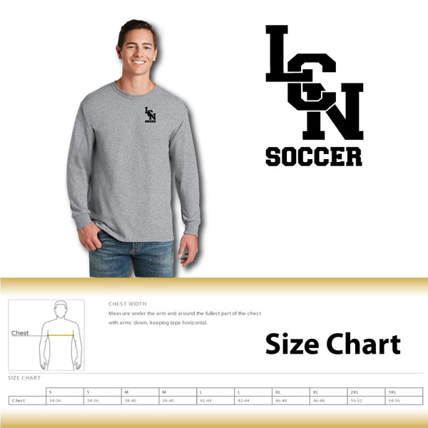 LCN Girls Soccer / Long Sleeve T-shirt / 29LS Flock