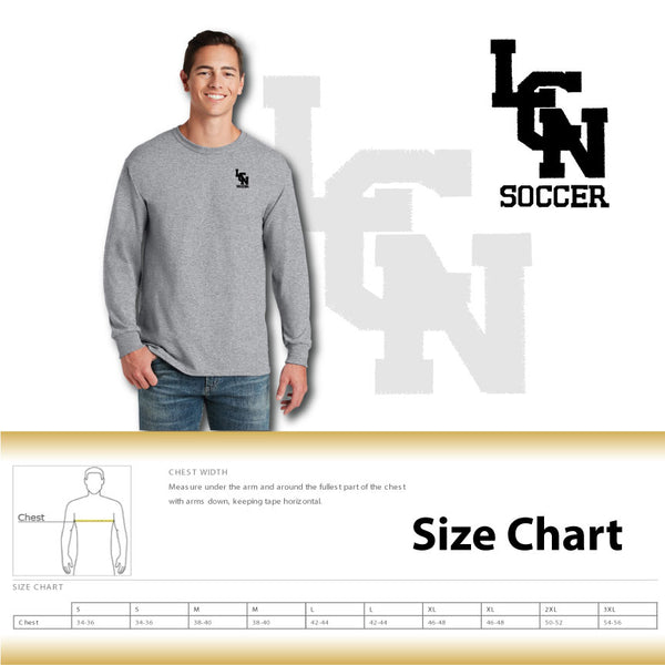 LCN Girls Soccer / Long Sleeve T-shirt / 29LS EMB