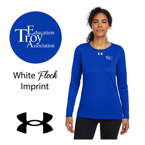 Troy Education Assoc. Under Armour Ladies' Team Tech Long-Sleeve T-Shirt 1376852