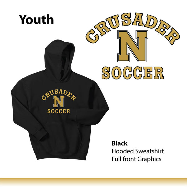 Girls Soccer / YOUTH Pullover Hooded Sweatshirt / 18500B