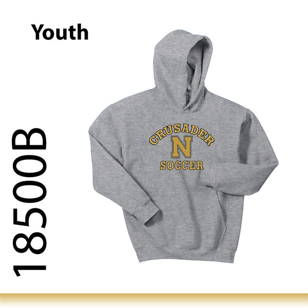 Girls Soccer / YOUTH Pullover Hooded Sweatshirt / 18500B