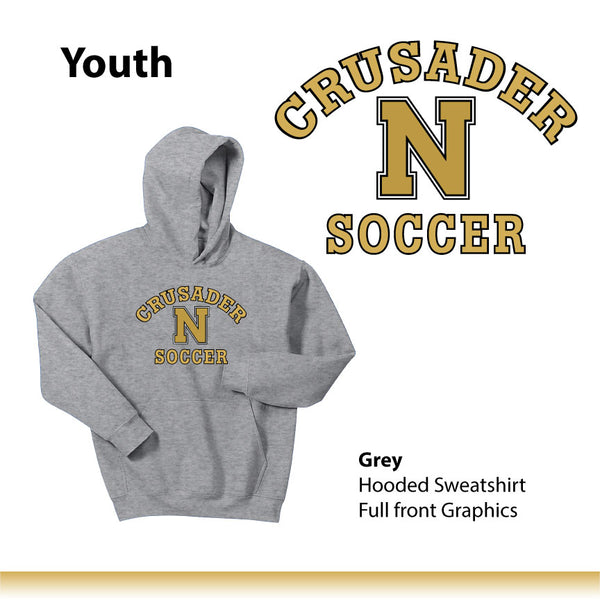 Girls Soccer / YOUTH Pullover Hooded Sweatshirt / 18500B