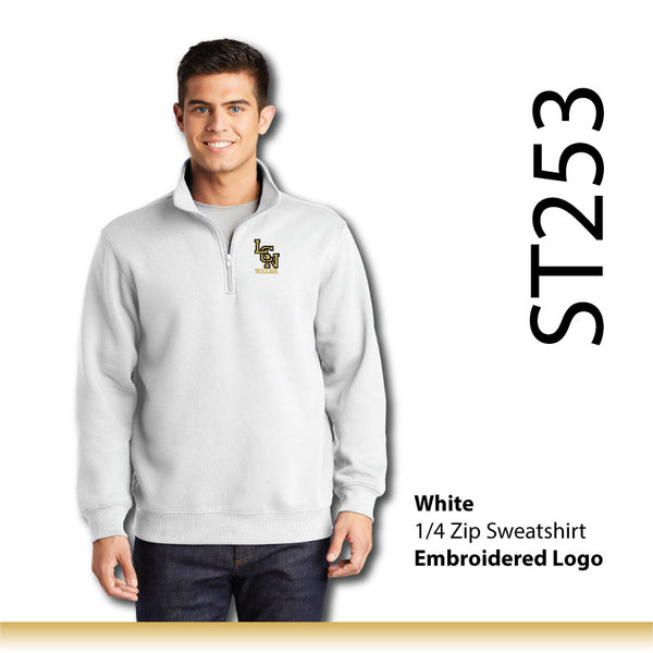 LCN Girls Soccer / Quarter Zip Sweatshirt / ST253 EMB