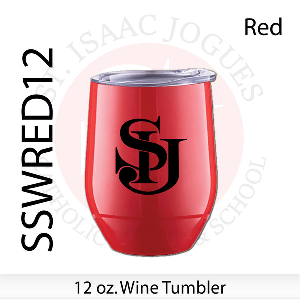 St. Isaac Jogues / 12 oz. Wine Tumbler / SSRED12