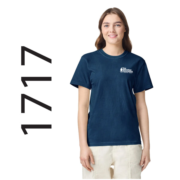 Troy Education Assoc. Comfort Colors - Garment-Dyed Heavyweight T-Shirt 1717 / True Navy