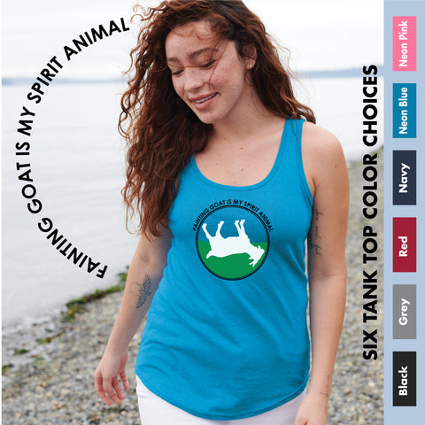 Fainting Goat is My Spirit Animal Tank Top