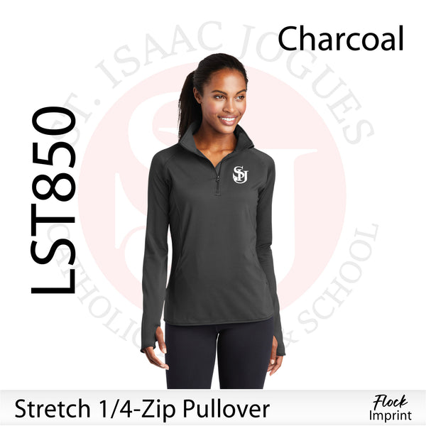 St. Isaac Jogues / Stretch Quarter-Zip Pullover / LST850 / ST850