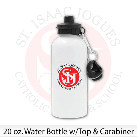 St. Isaac Jogues / 20 oz. Water Bottle with Top & Carabiner / WB600W