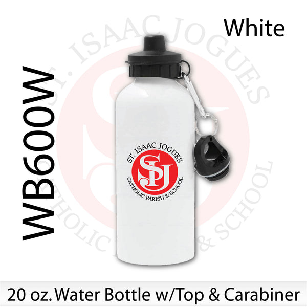 St. Isaac Jogues / 20 oz. Water Bottle with Top & Carabiner / WB600W