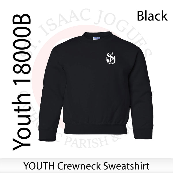 St. Isaac Jogues / YOUTH Crewneck Sweatshirt / 18000B