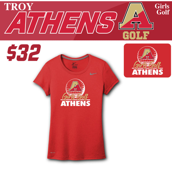 Troy Athens Girls Golf Fall 2023 Nike Ladies Legend Tee