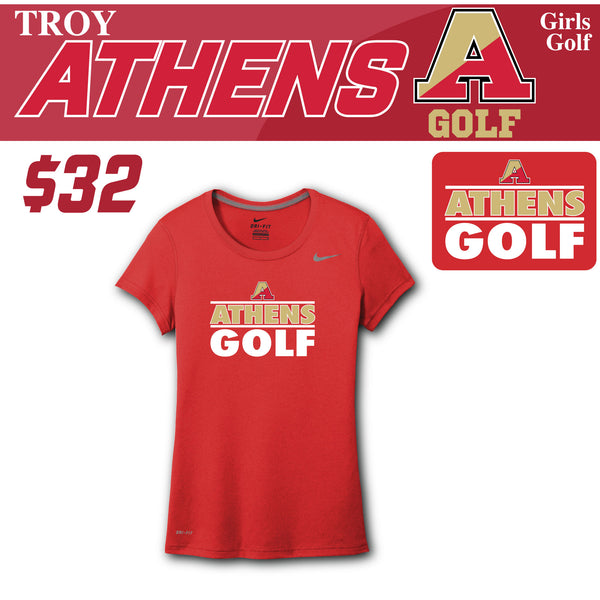 Troy Athens Girls Golf Fall 2023 Nike Ladies Legend Tee