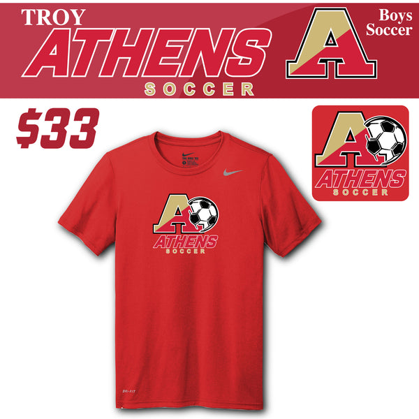 Troy Athens Boys Soccer Fall Nike Legend Tee