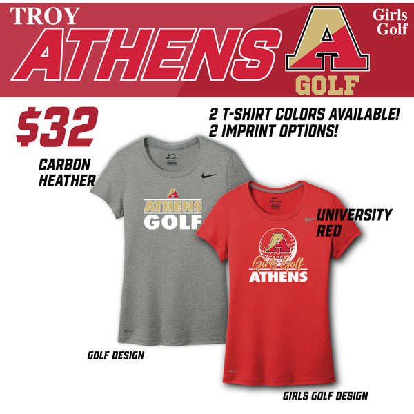 Troy Athens Girls Golf Fall 2023 Nike Ladies Legend Tee