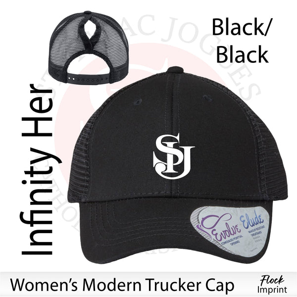 St. Isaac Jogues / Women's Modern Trucker Cap / Infinity Her