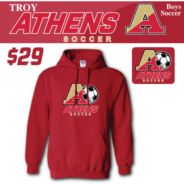 Troy Athens Boys Soccer Fall Gildan - Heavy Blend Hooded Sweatshirt