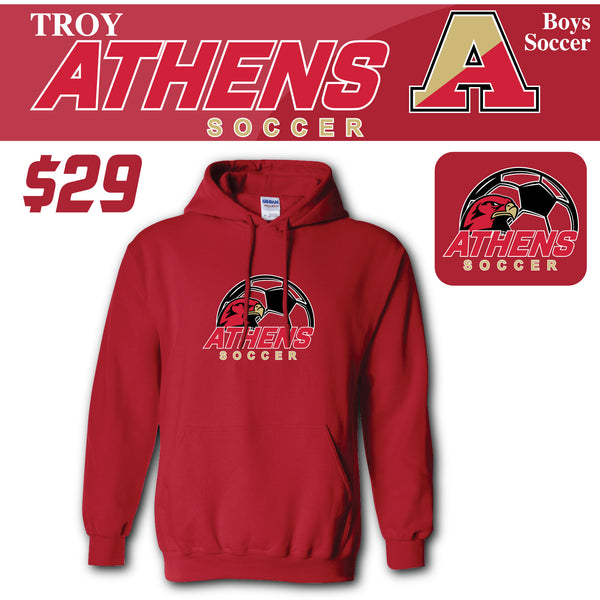 Troy Athens Boys Soccer Fall Gildan - Heavy Blend Hooded Sweatshirt