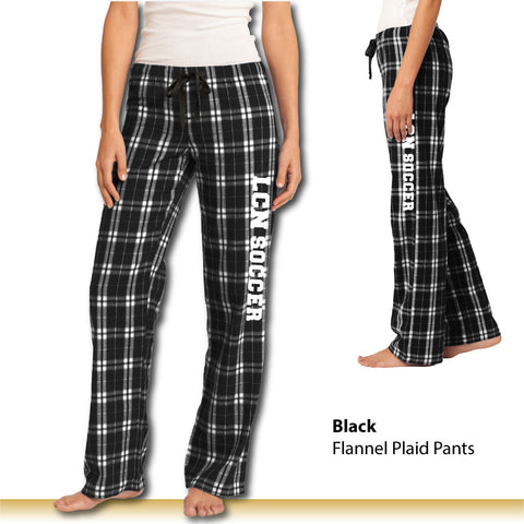 LCN Girls Soccer / Women's Flannel Plaid Pants / DT2800