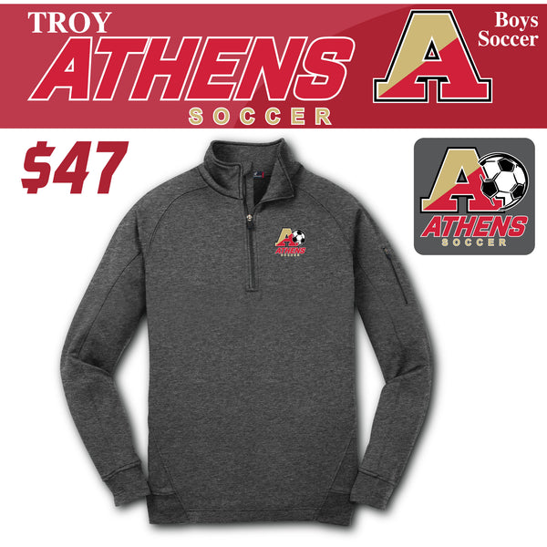 Troy Athens Boys Soccer Fall Sport-Tek Tech Fleece 1/4 Zip Pullover