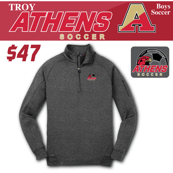 Troy Athens Boys Soccer Fall Sport-Tek Tech Fleece 1/4 Zip Pullover