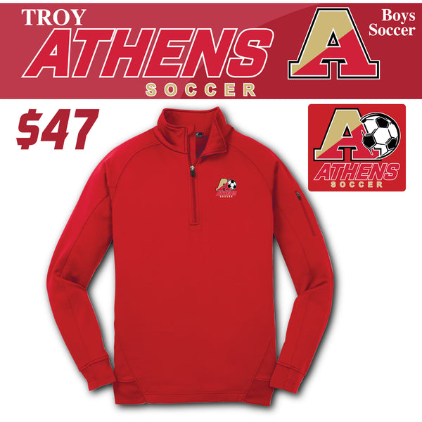 Troy Athens Boys Soccer Fall Sport-Tek Tech Fleece 1/4 Zip Pullover