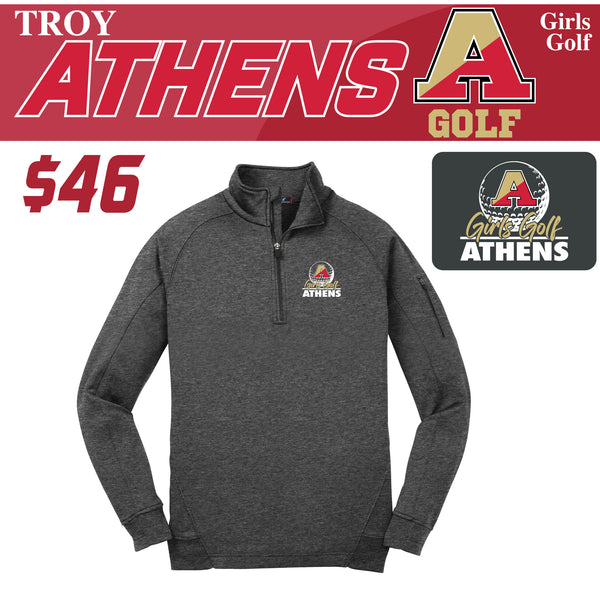 Troy Athens Girls Golf Fall 2023 Sport-Tek Tech Fleece 1/4 Zip Pullover