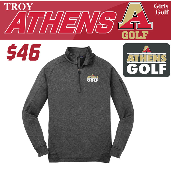 Troy Athens Girls Golf Fall 2023 Sport-Tek Tech Fleece 1/4 Zip Pullover