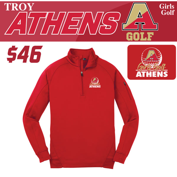 Troy Athens Girls Golf Fall 2023 Sport-Tek Tech Fleece 1/4 Zip Pullover