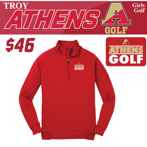 Troy Athens Girls Golf Fall 2023 Sport-Tek Tech Fleece 1/4 Zip Pullover