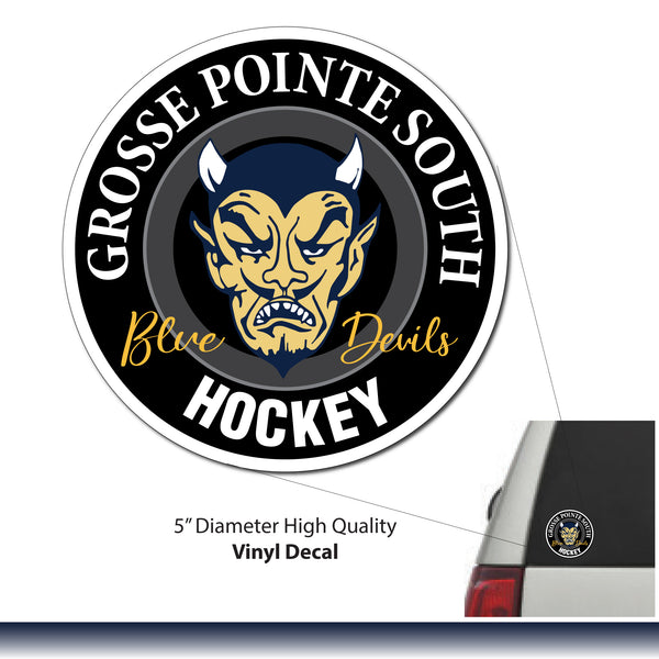 GPS Girls Ice Hockey / 5in High Quality Vinyl Decal