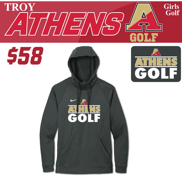 Troy Athens Girls Golf Fall 2023 Nike Therma-FIT Pullover Fleece Hoodie