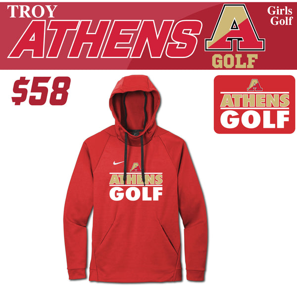 Troy Athens Girls Golf Fall 2023 Nike Therma-FIT Pullover Fleece Hoodie