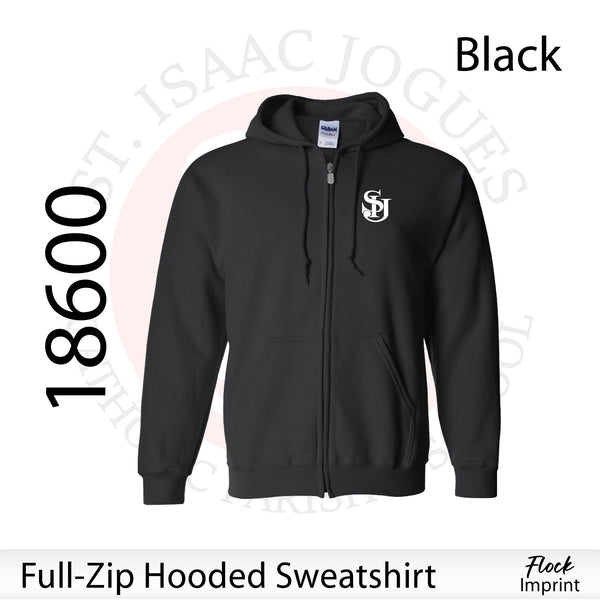 St. Isaac Jogues / Full Zip Hooded Sweatshirt / 18600