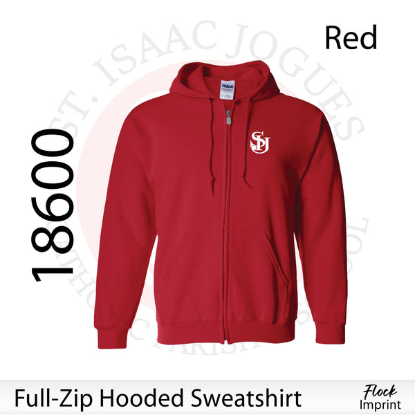 St. Isaac Jogues / Full Zip Hooded Sweatshirt / 18600