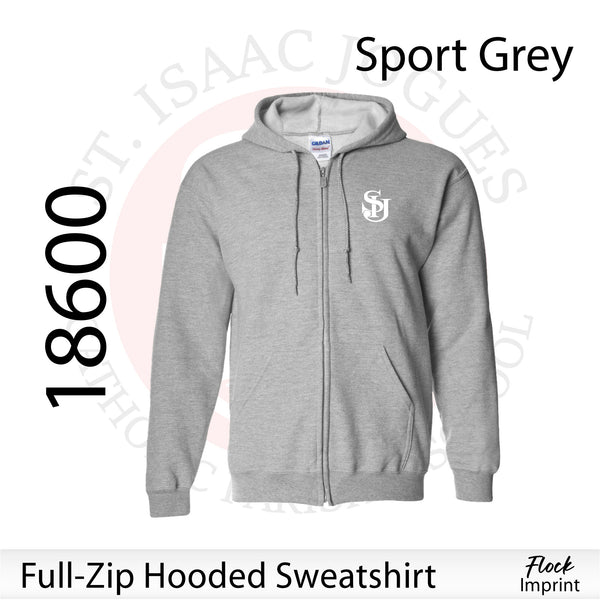 St. Isaac Jogues / Full Zip Hooded Sweatshirt / 18600