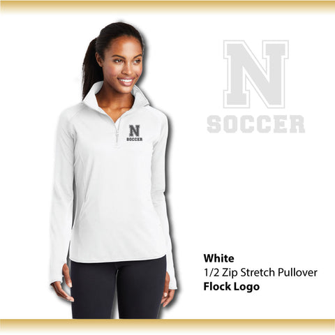 LCN Boys Soccer / Ladies 1/2 Zip Stretch Pullover / LST850-Flock