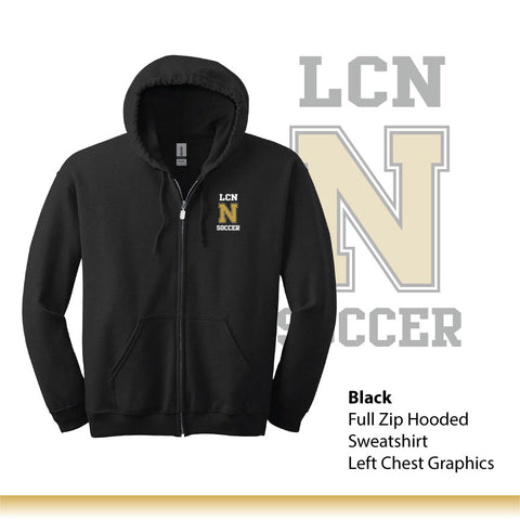 LCN Girls Soccer / Full-Zip Hooded Sweatshirt / 18600