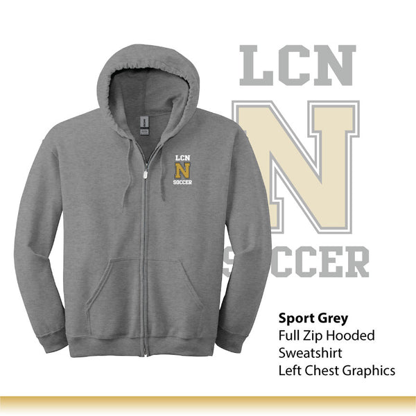 LCN Girls Soccer / Full-Zip Hooded Sweatshirt / 18600