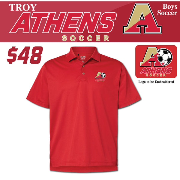 Troy Athens Boys Soccer Fall Adidas Basic Polo